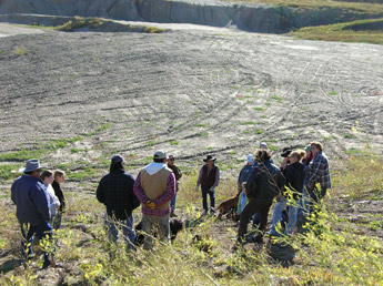 Members of the Doig River community