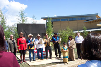 Doig River Administrative and Cultural Centre opening ceremony