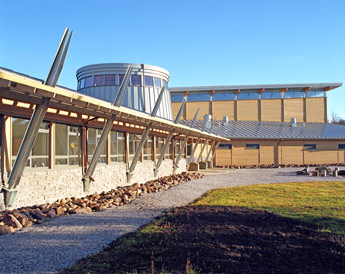 Doig River Administrative and Cultural Centre, south side