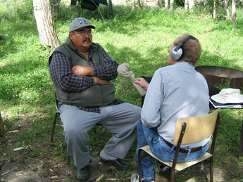 Eddie Apsassin and Pat Moore