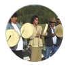 Doig River Drummers singing an Adíshtl'íshe song